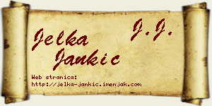 Jelka Jankić vizit kartica